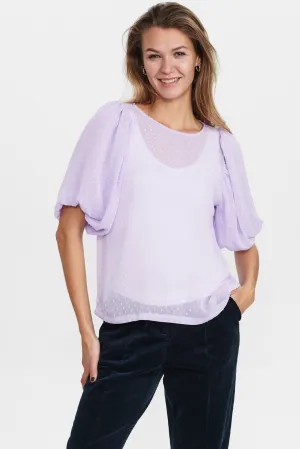 NUCATULSA BLOUSE  - Lilac Breeze