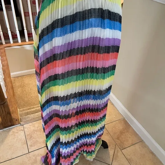 NWT Maxi flared pull on skirt