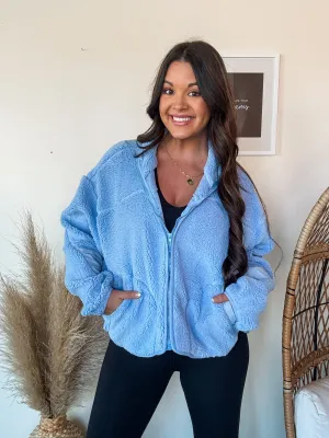 OCEAN EYES TEDDY JACKET