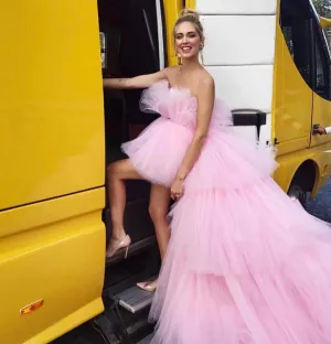 Oyemwen Tiered High Low Tulle Maxi Tutu Dress (Custom Colors)