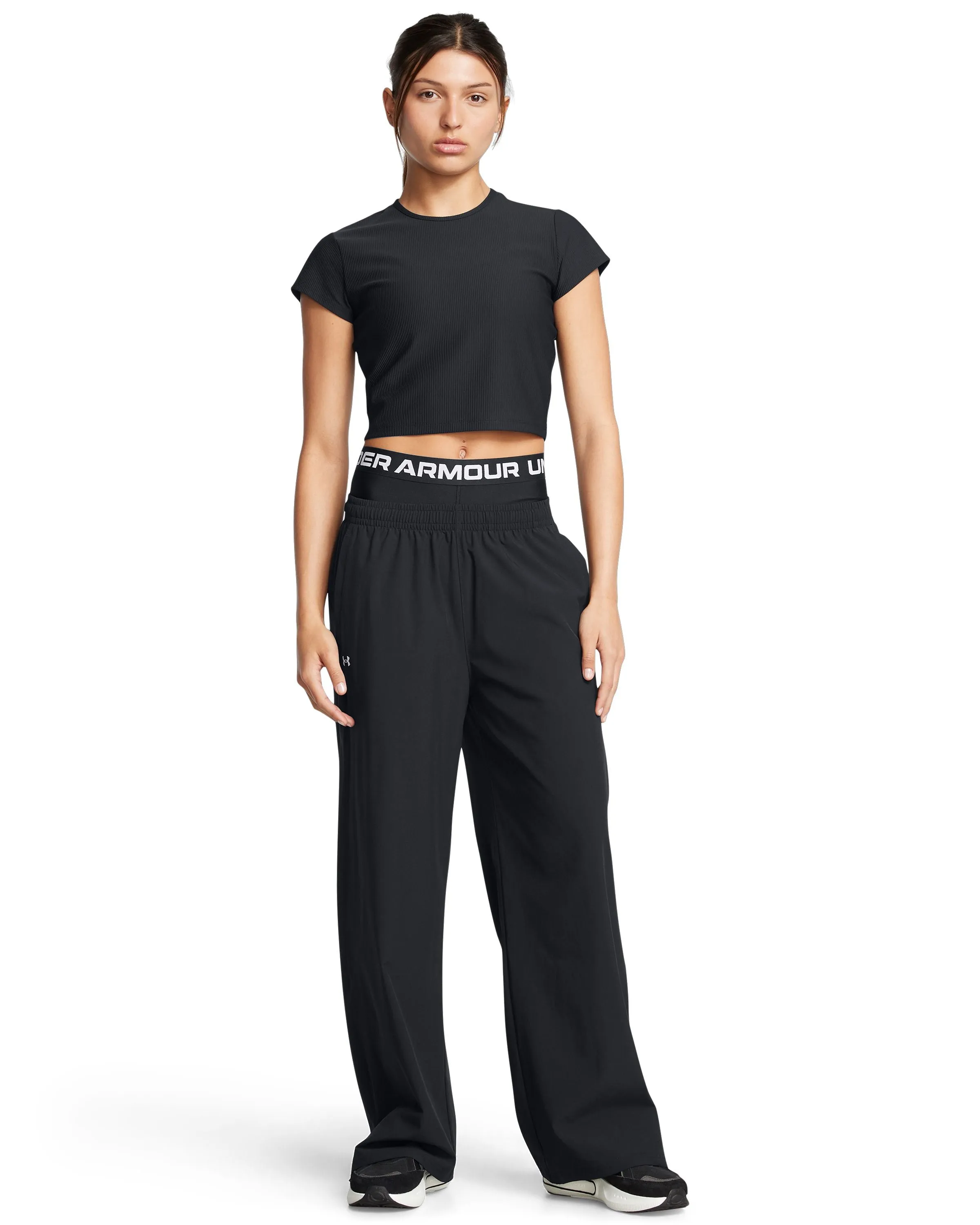 Pantalon pour femmes Under Armour - AMOURSPORT WIDE LEG PANT