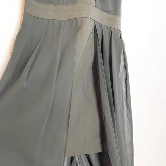 PASSION FUSION Black Maxi Dress Gold Trim