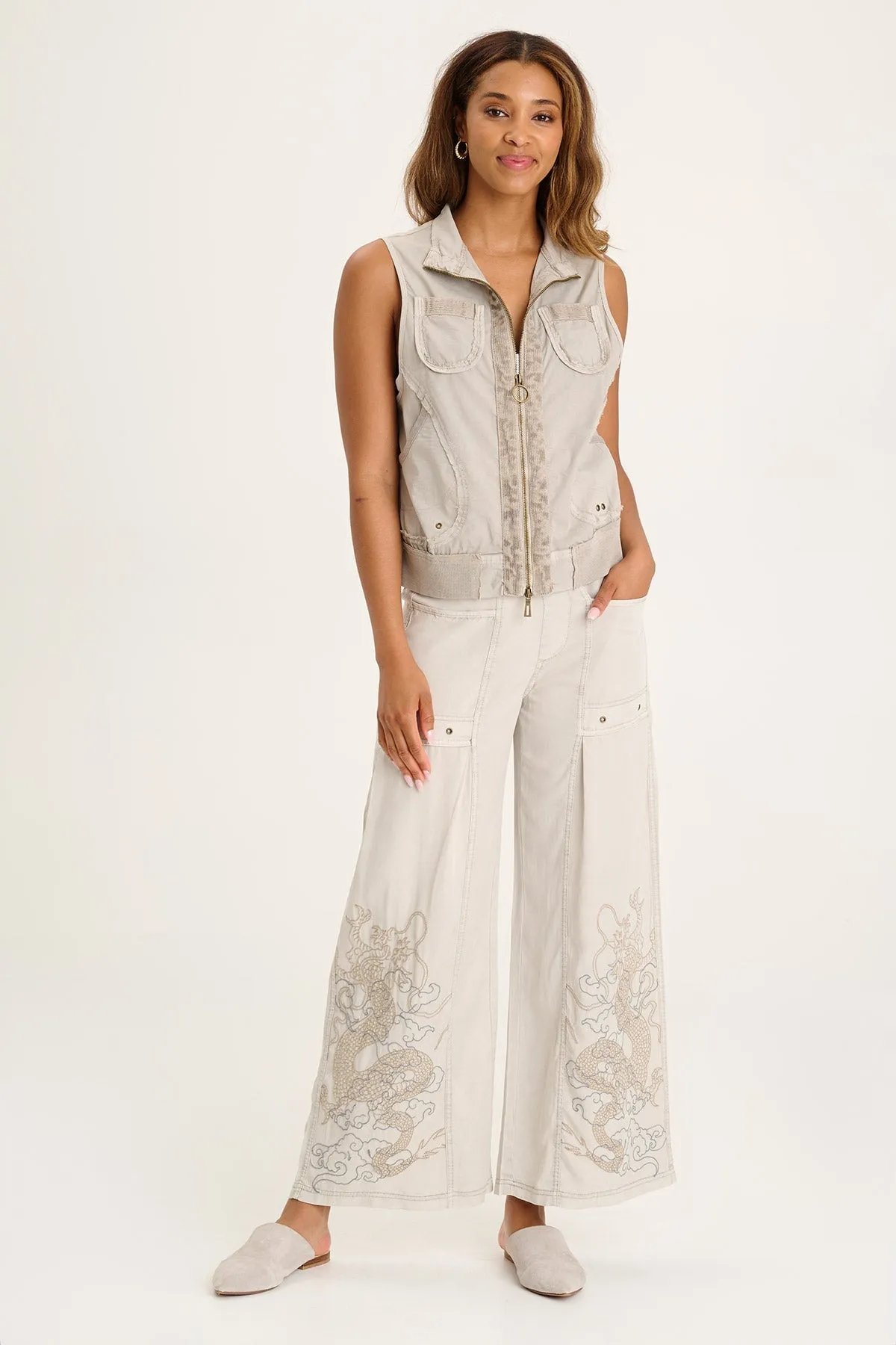 Pheodora Embroidered Pant