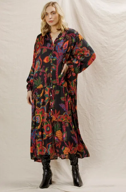 Picasso Oversized Maxi Dress