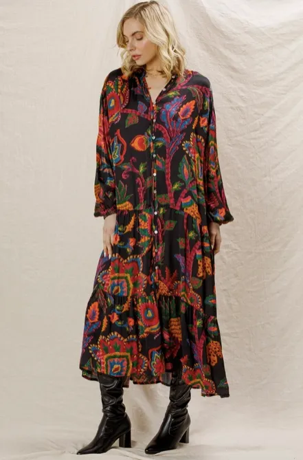 Picasso Oversized Maxi Dress
