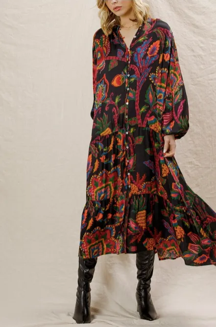 Picasso Oversized Maxi Dress