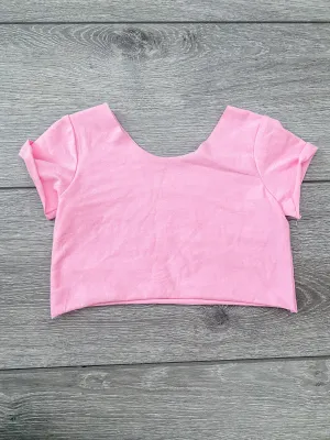 Pink Crop Top