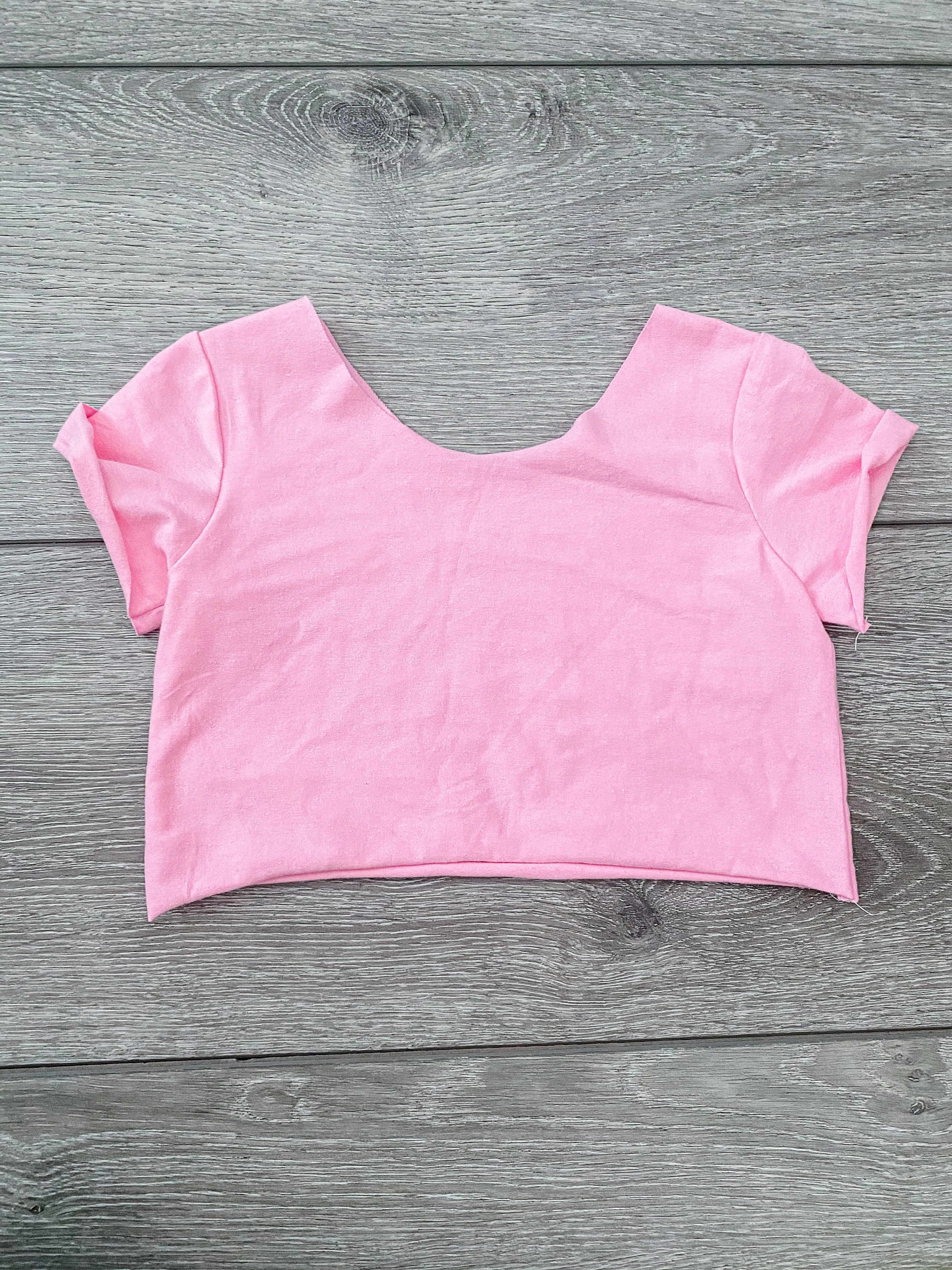 Pink Crop Top