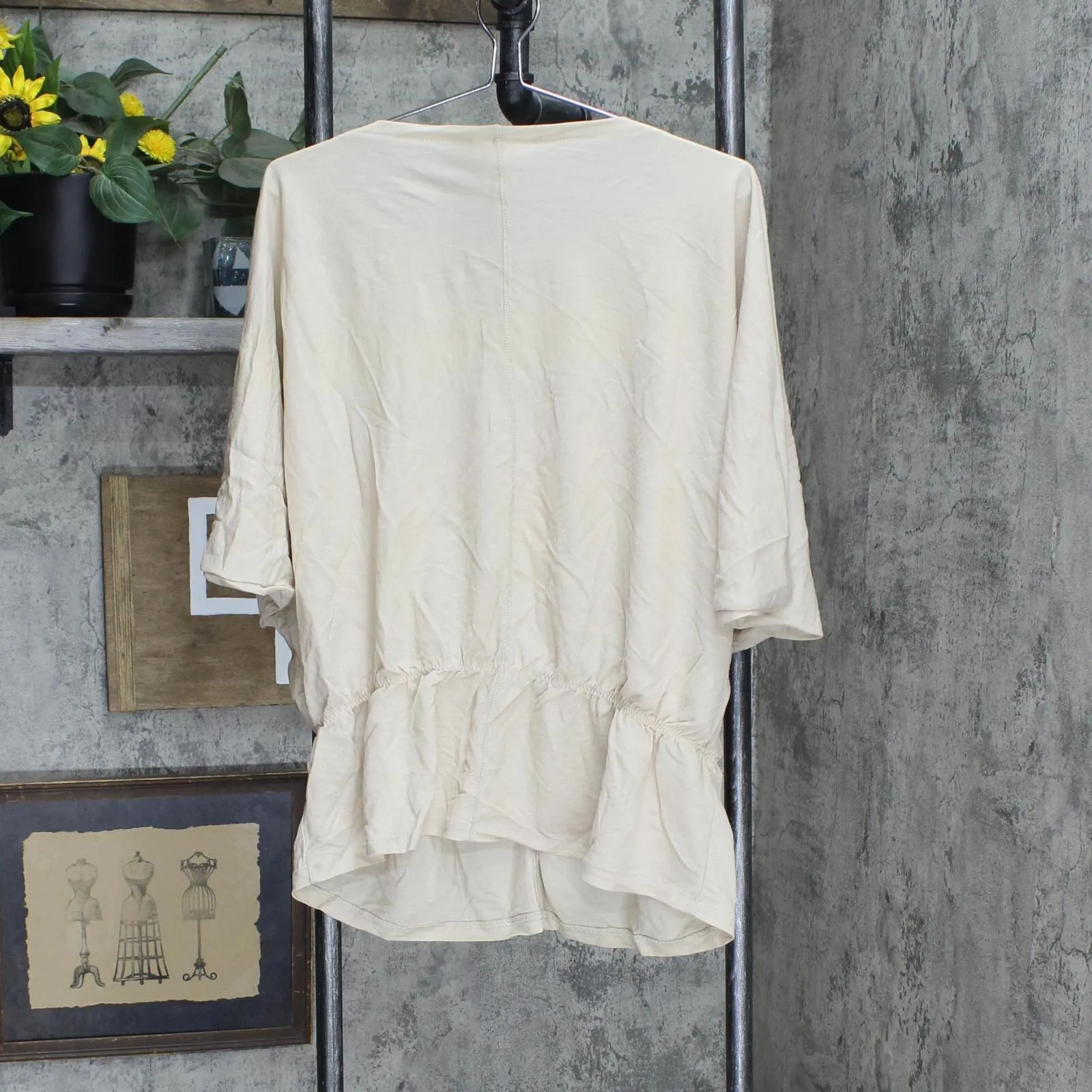 Prologue Women's Batwing Short Sleeve Blouse 556515