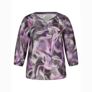 Rabe Printed Blouse | Granite