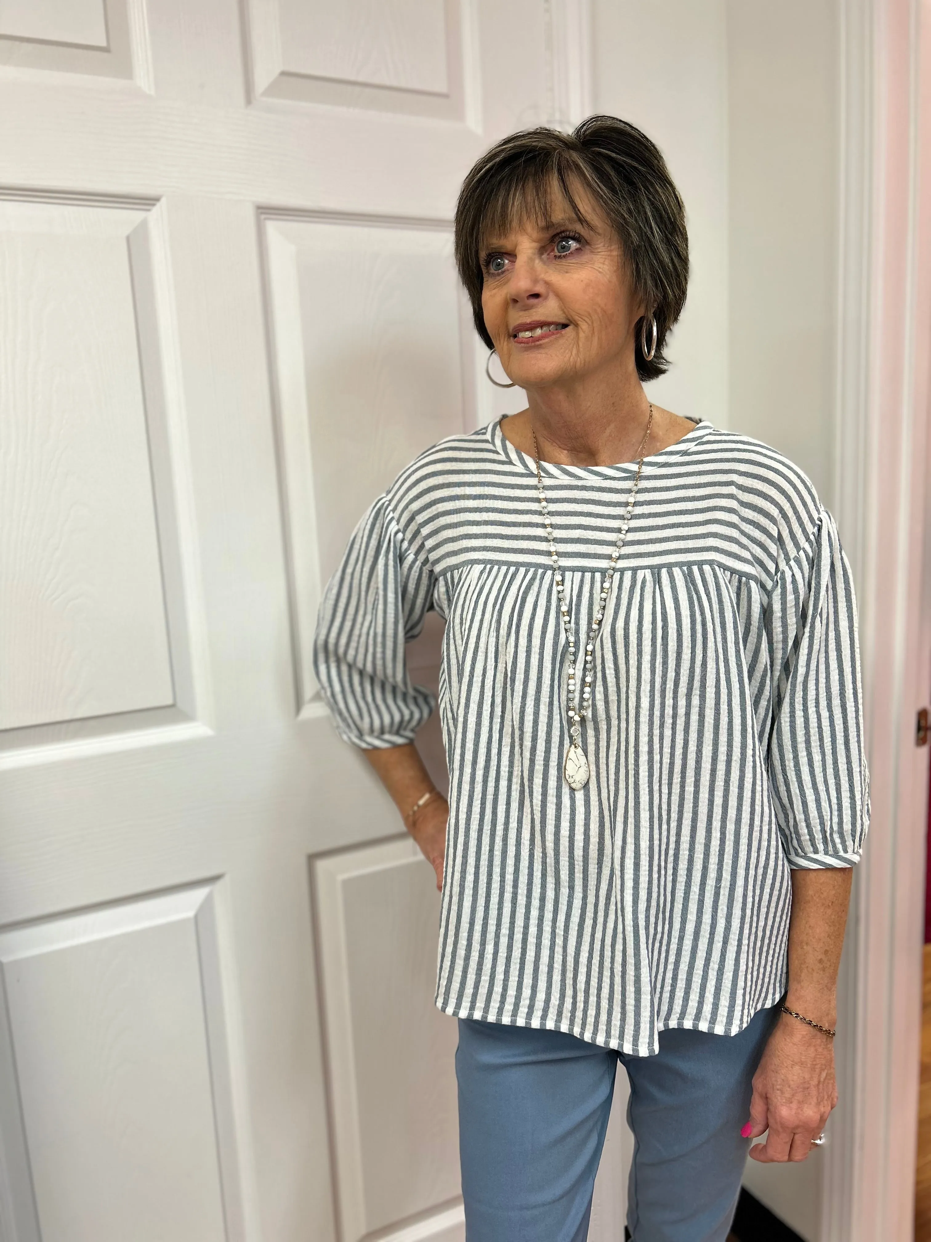 Rae Ann Gauze Blouse