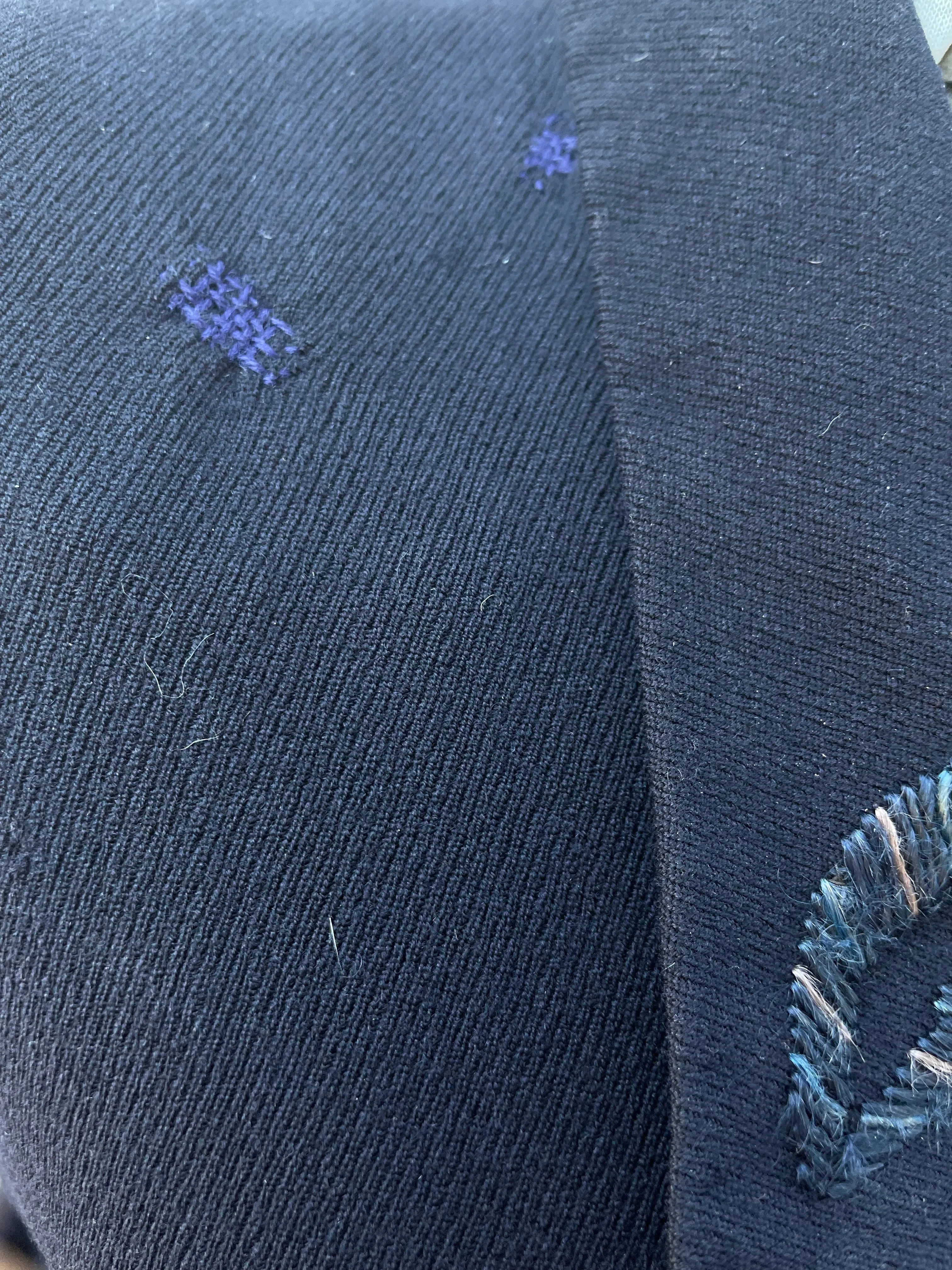 Rare 1920s Foliage Embroidered Knit Midi Dress