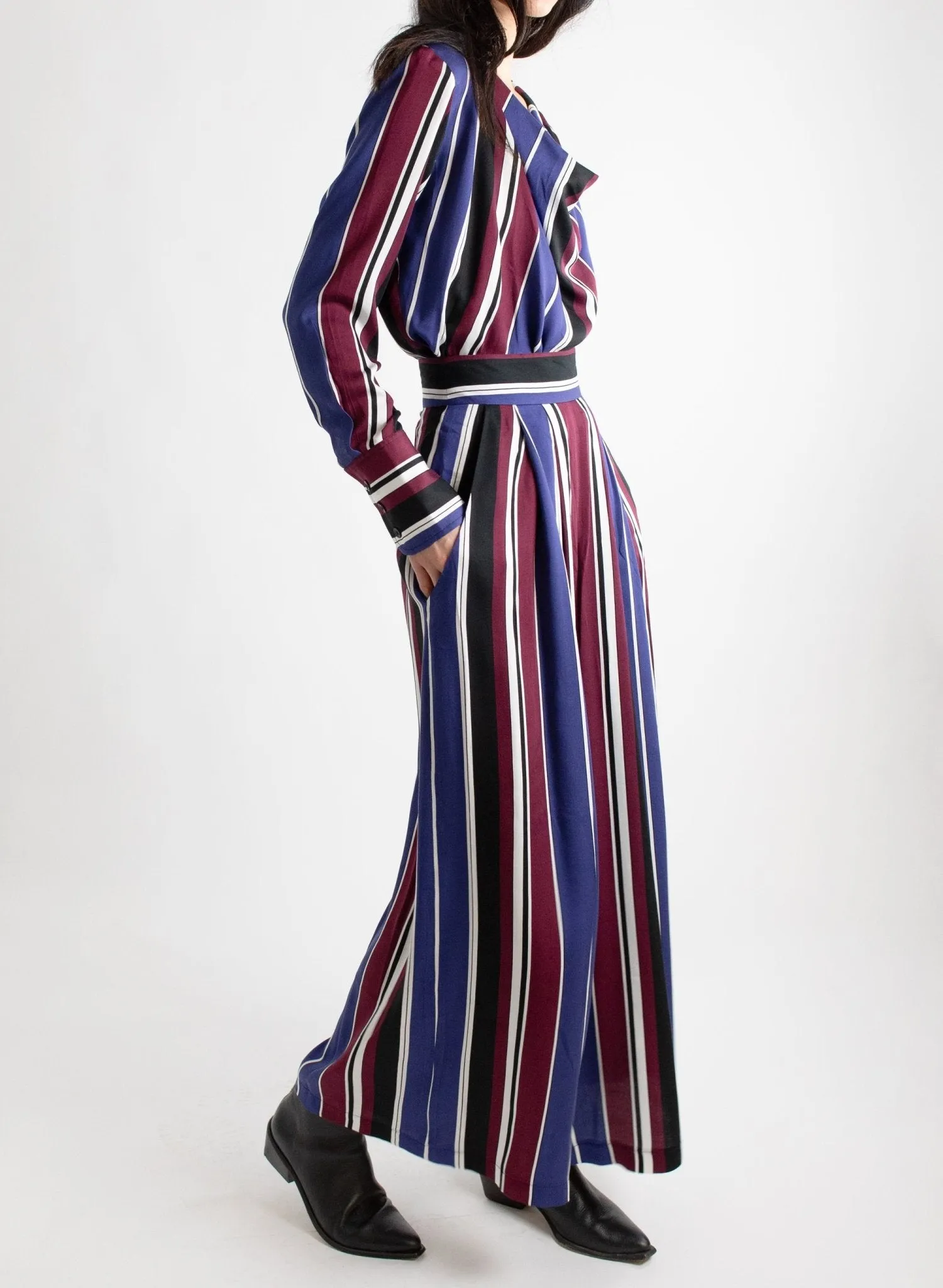 Raya Cowl - Cool Toned Stripe