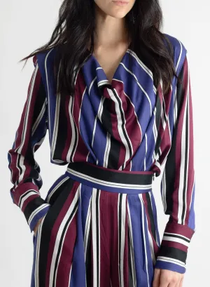 Raya Cowl - Cool Toned Stripe