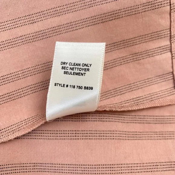 Rebecca Taylor Stripe Wrap Skirt Cotton/Linen Size 2