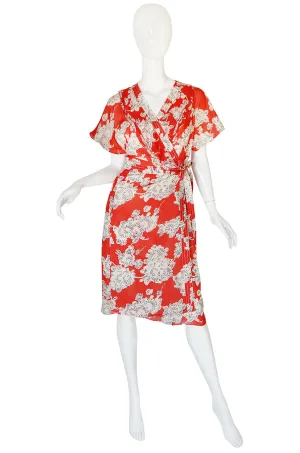 Recent Cacharel Silk Chiffon Wrap Dress