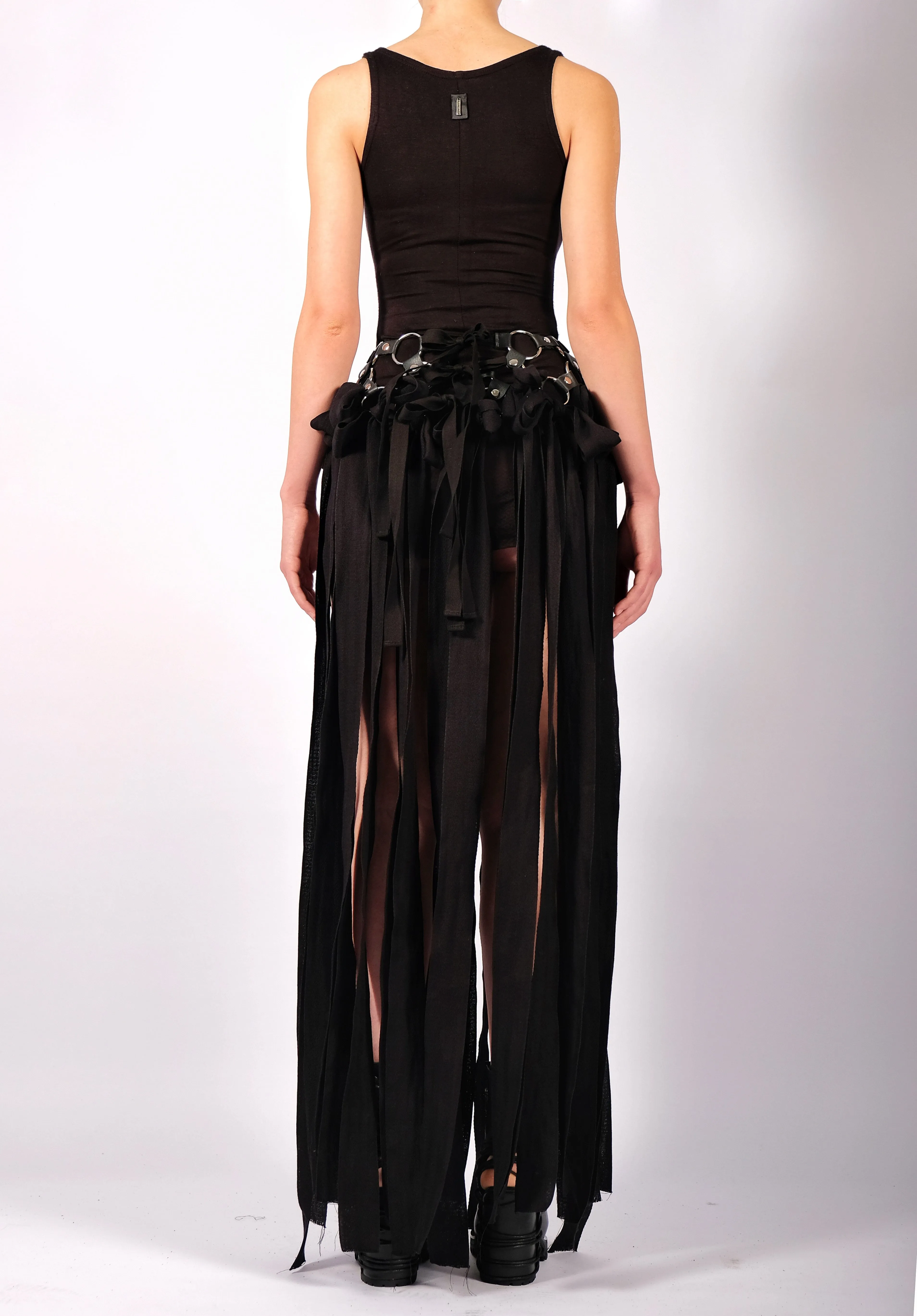 Ring Skirt with Ribbons Maxi