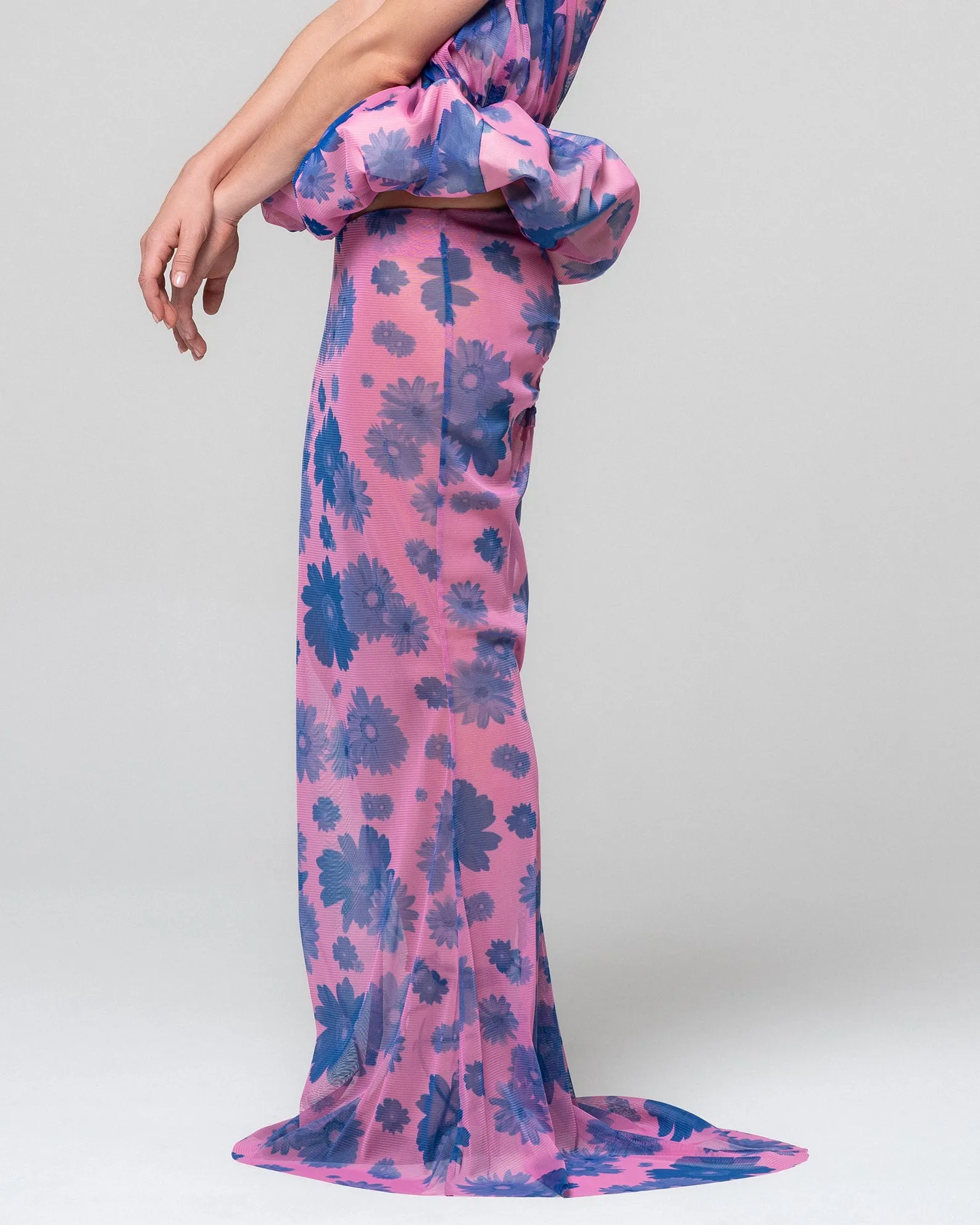 SALLY FLORAL MERMAID SKIRT