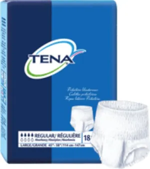 SCA Personal Care Inc TENA Absorbency Protective Underwear 55" to 66", Sterile, Latex-free (Box of 14 Each)