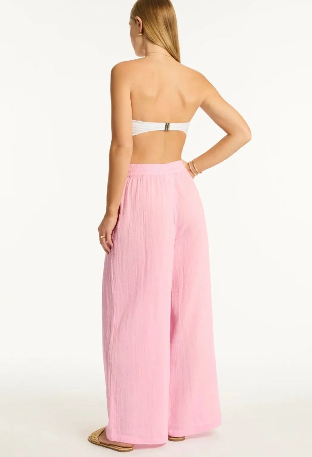 Sea Level Sunset Beach Pant Pink