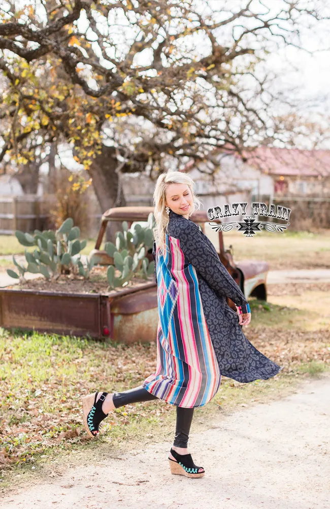 SERAPE FALLS BUTTON-UP