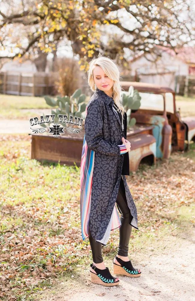 SERAPE FALLS BUTTON-UP