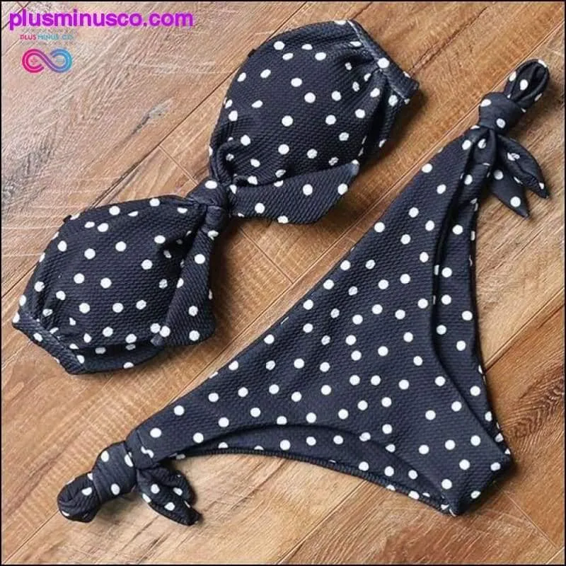 Sexy Strapless Bikini Set Off Shoulder