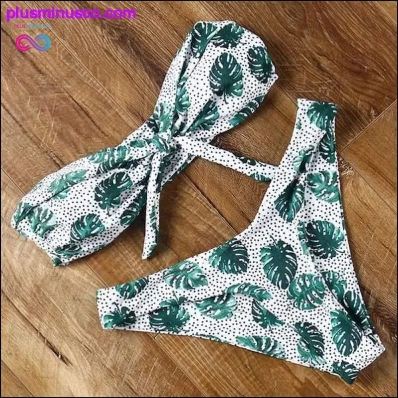 Sexy Strapless Bikini Set Off Shoulder