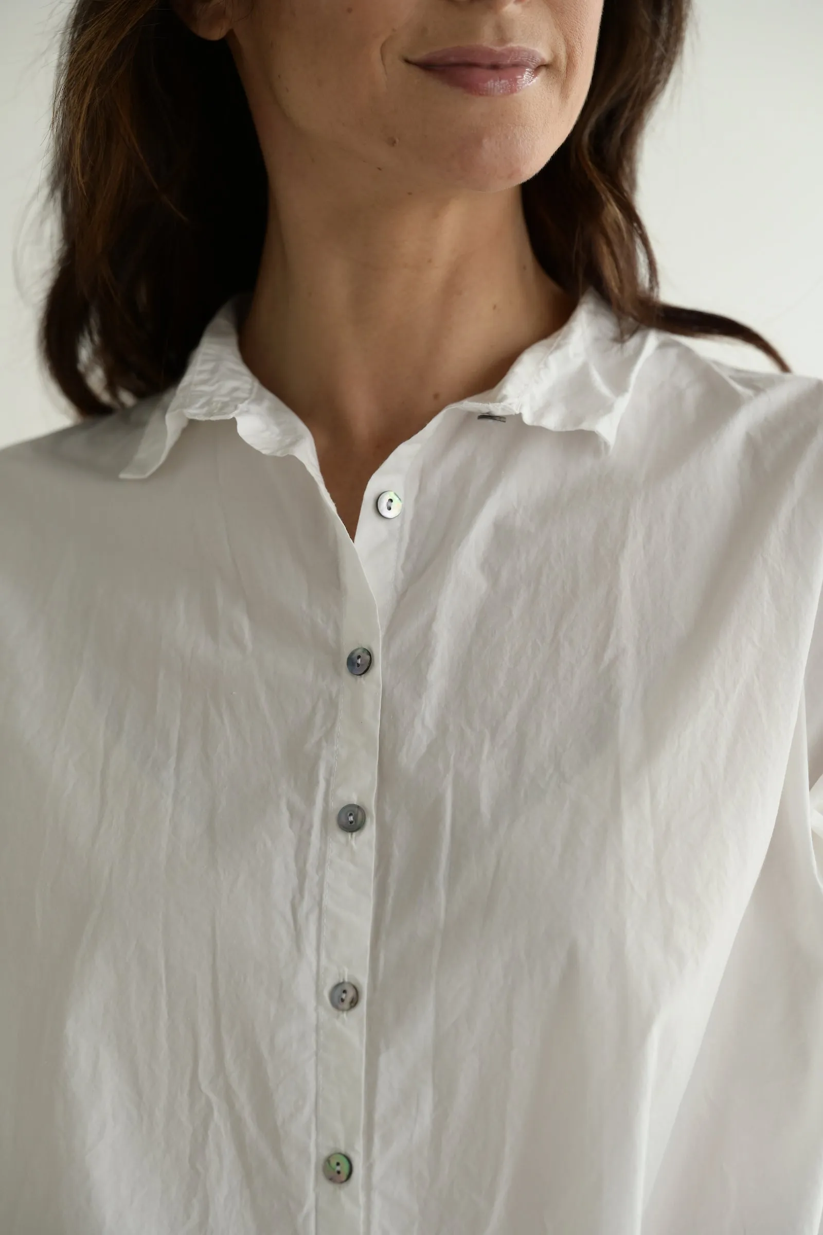 Short Sleeveless Top TC in White