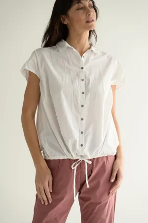 Short Sleeveless Top TC in White
