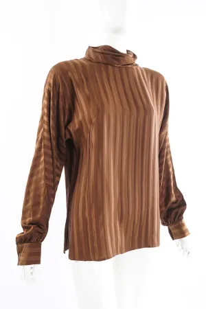 Silk Stripe Blouse