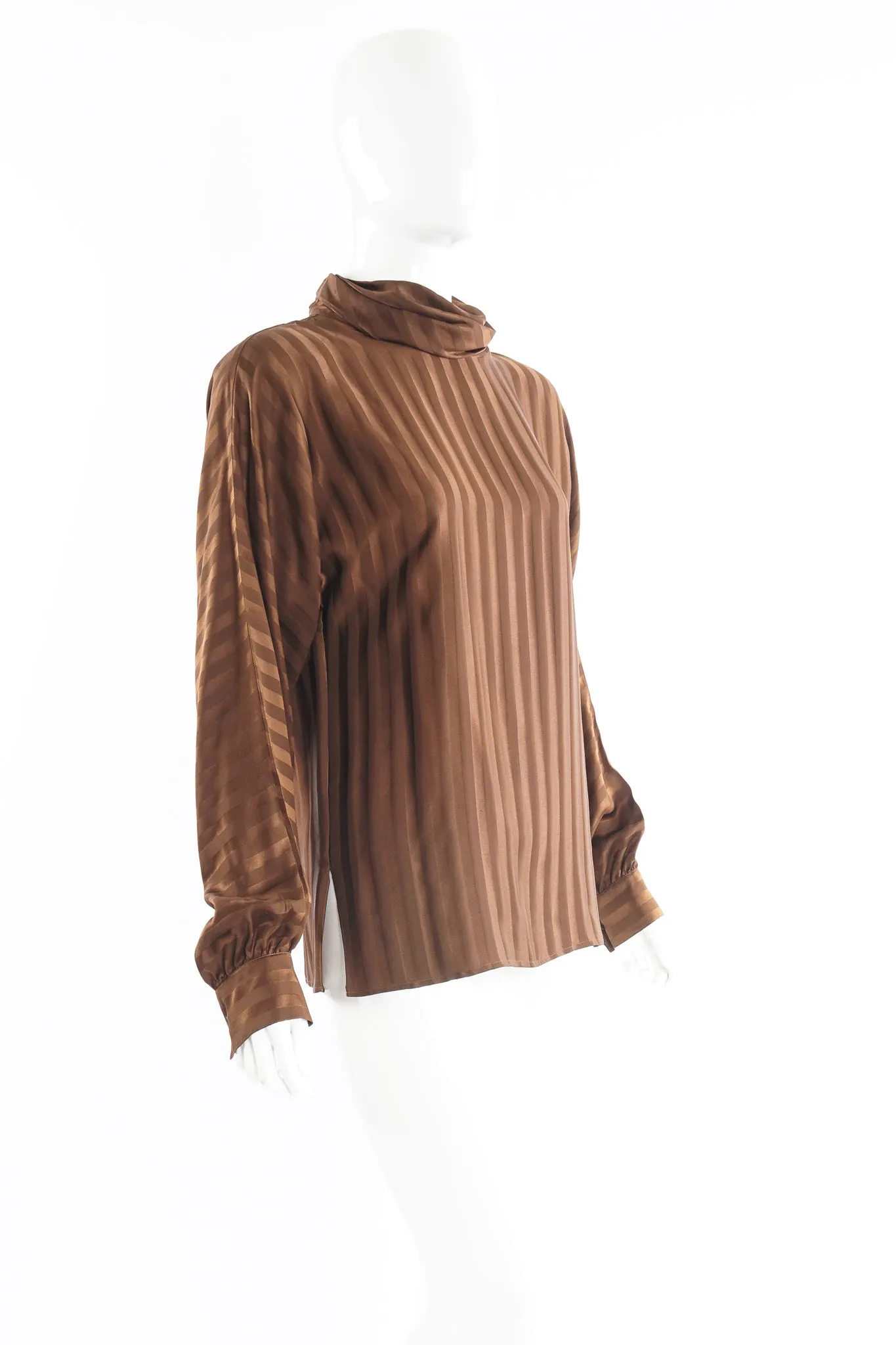 Silk Stripe Blouse