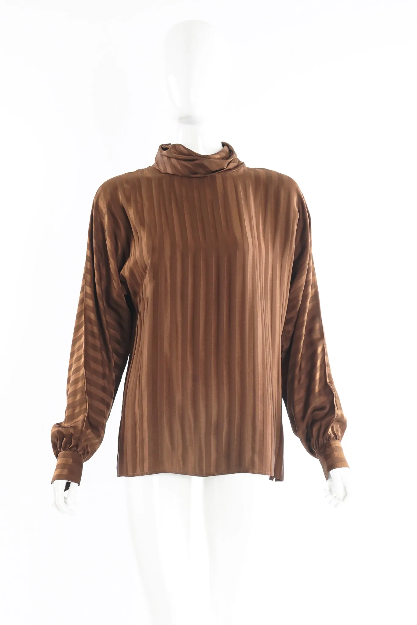 Silk Stripe Blouse