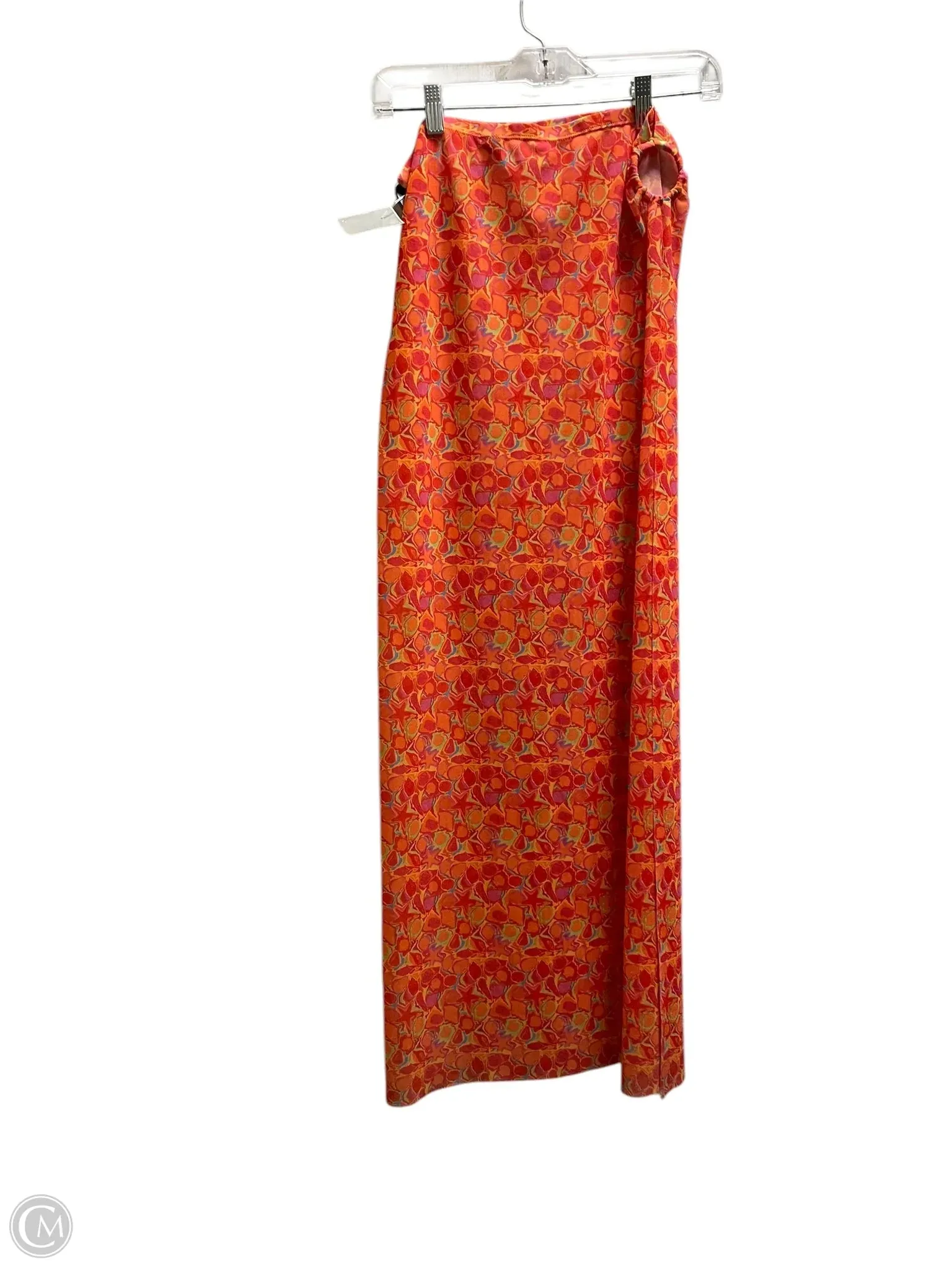 Skirt Maxi By Clothes Mentor In Orange, Size: L