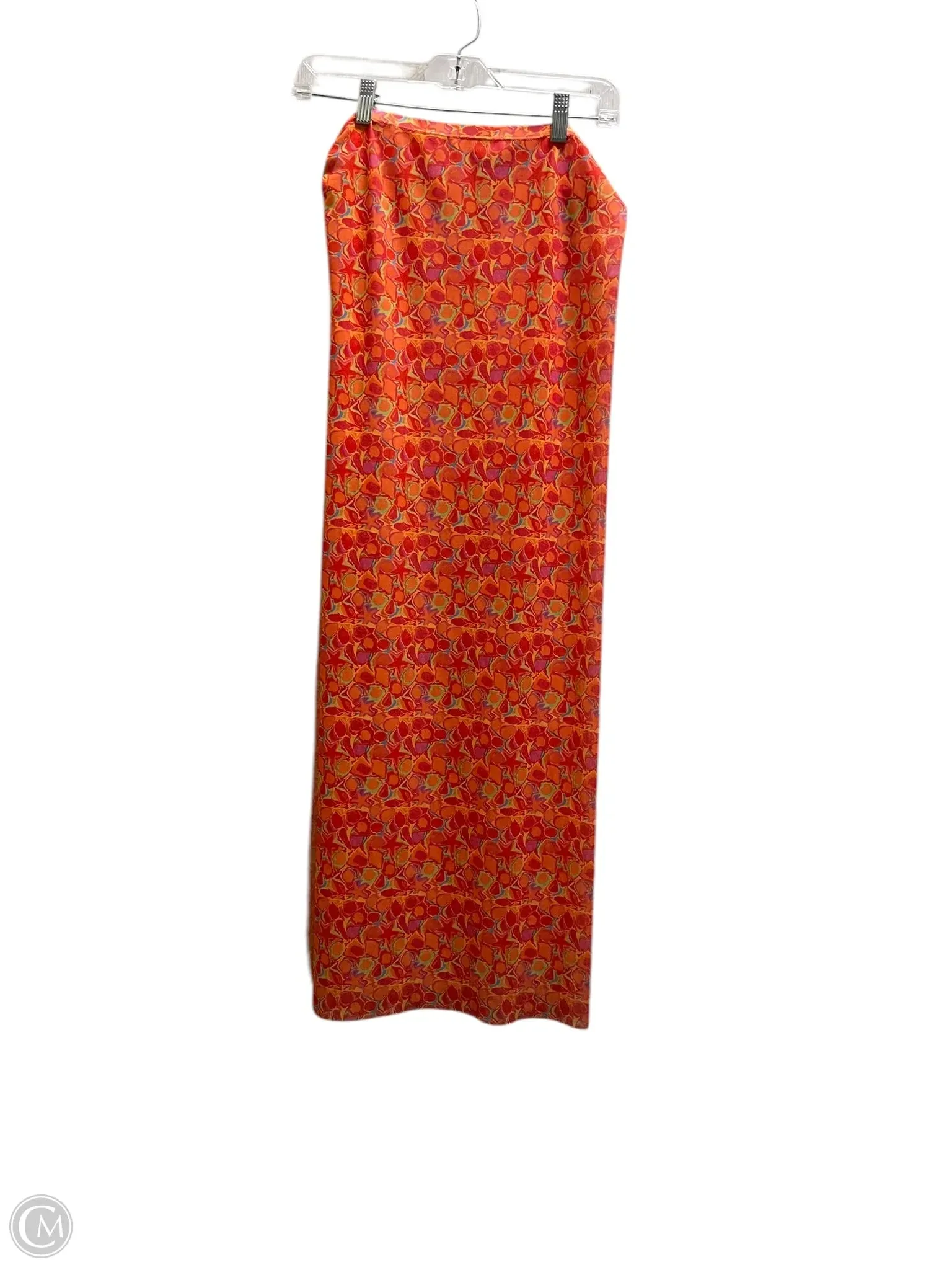 Skirt Maxi By Clothes Mentor In Orange, Size: L