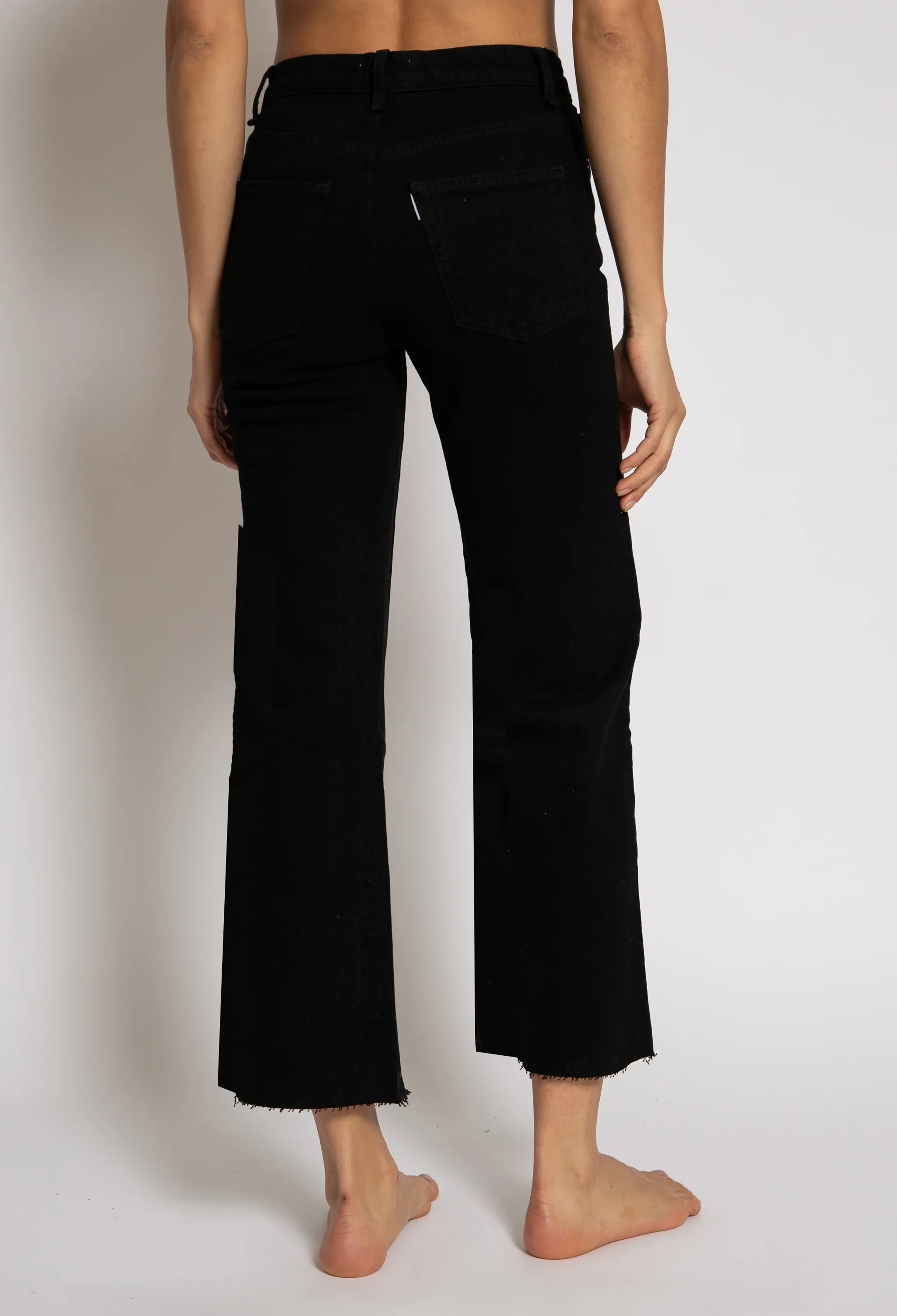 Slim Crop Wide Leg Pant