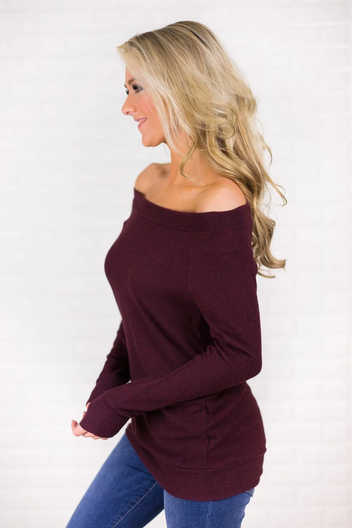 So Cherished Plum Top