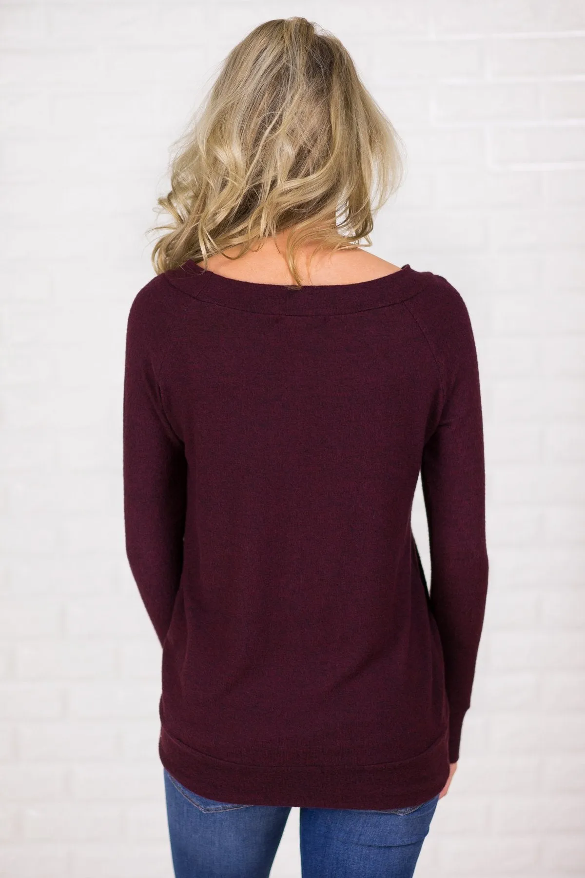 So Cherished Plum Top
