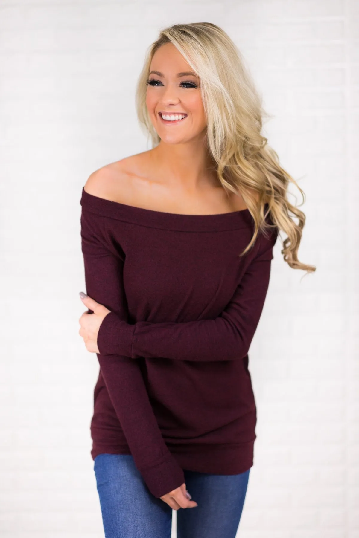So Cherished Plum Top
