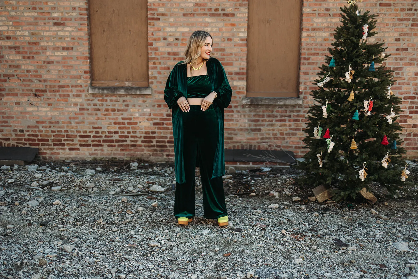 sonny wide leg pant in green