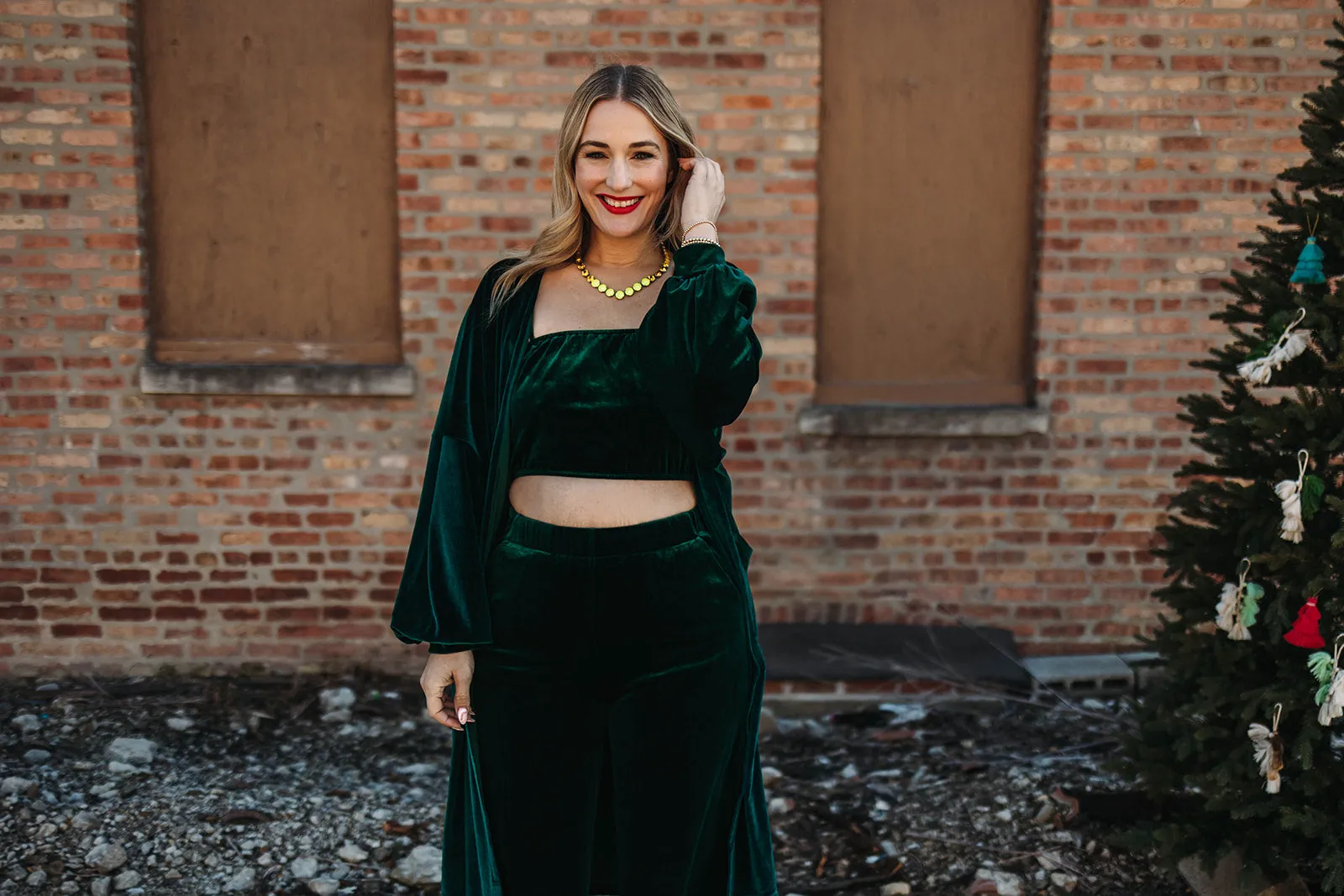 sonny wide leg pant in green