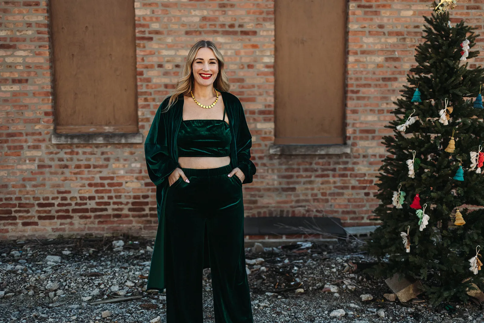 sonny wide leg pant in green