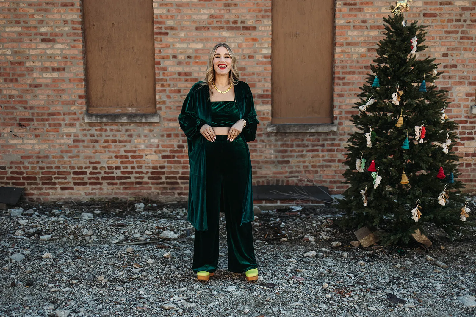 sonny wide leg pant in green