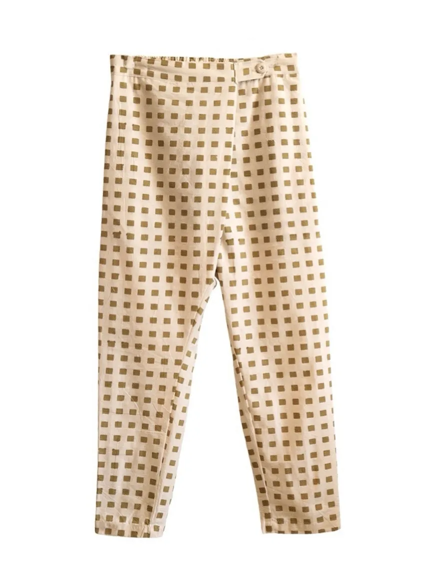 Souk Pant in Hand Block Print