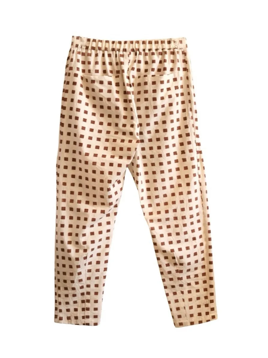 Souk Pant in Hand Block Print