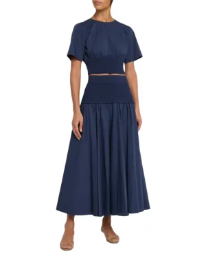 Stella Maxi Skirt - Midnight Blue
