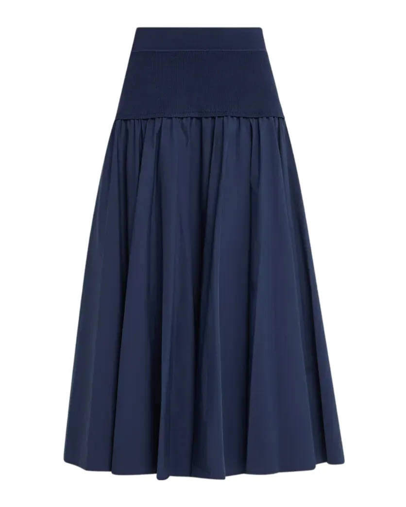 Stella Maxi Skirt - Midnight Blue