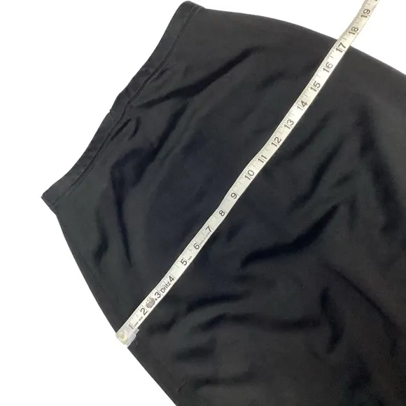 Tadashi Neiman Marcus Long Black Double Side Slit Skirt Misses Size XS