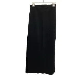 Tadashi Neiman Marcus Long Black Double Side Slit Skirt Misses Size XS