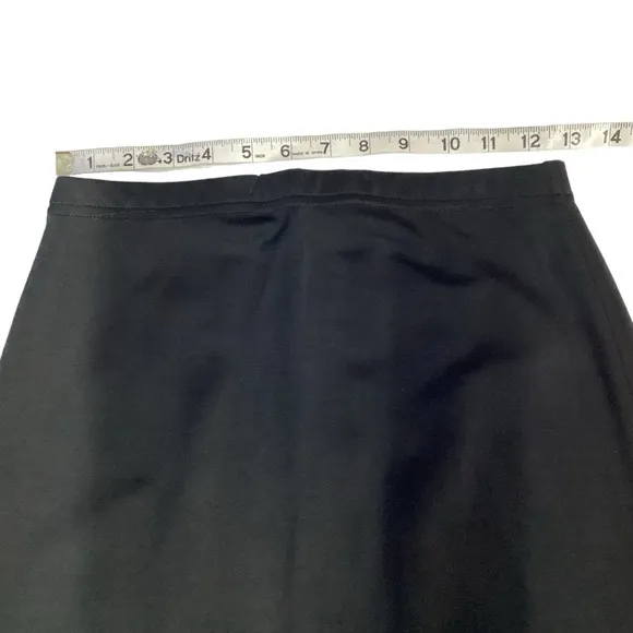 Tadashi Neiman Marcus Long Black Double Side Slit Skirt Misses Size XS